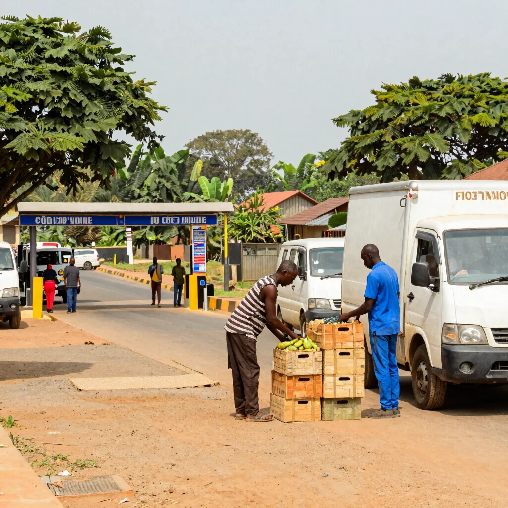 Sur l’axe Abidjan–Lagos, la frontière est une économie